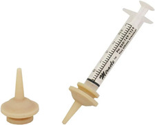 THE MIRACLE NIPPLE for Pets, Original Pkg/2 with Miracle Brand Oring Syringe