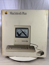 Vintage Genuine Apple Macintosh Plus Original Box, Empty Box Only
