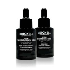 Brickell Men's Daily Anti-Aging Day and Night Serum Routine, Natural and Orga...