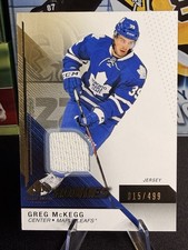 2014-15 SP Game Used Greg McKegg Gold Rookie Jersey # 167 #d/499