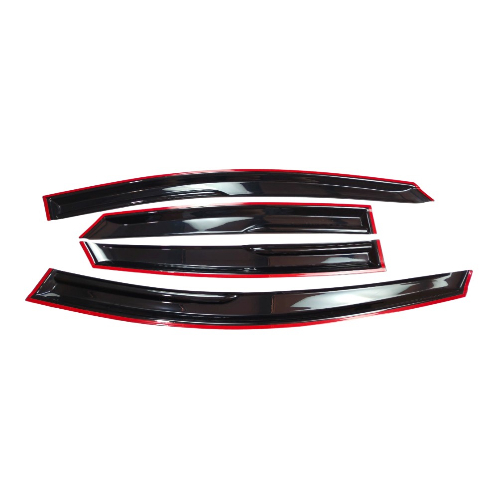 For 2012-18 Ford Focus Hatchback Window Visor Rain Guards Shade Wind Deflectors