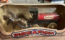 ERTL Die-Cast Horse Wagon Coin Bank True Value Hardware Stores 2770 CIB