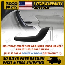 Right Passenger Inner Door Pull Handle For 2011-2020 Ford Fiesta Power Window