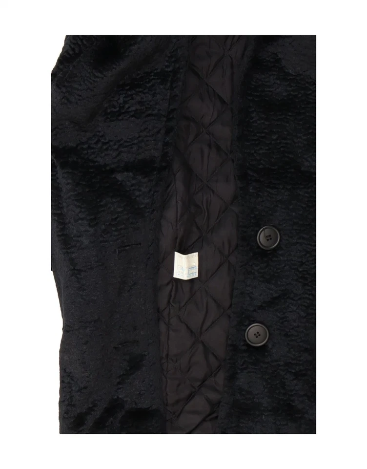 Abrigo mujer MASKA IT 44 mediano negro viscosa AK01 Foto 3 de 4