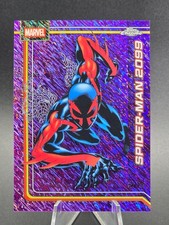 2026 Topps Chrome Marvel SPIDER-MAN 2099 Purple Shimmer Refractor /75 #164