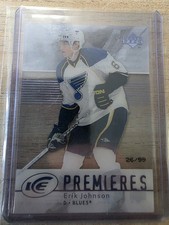 2007-08 Erik Johnson Upper Deck Ice Premieres/99