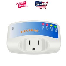 Refrigerator Surge Protector 120V 10A Single Outlet Delay Start for Home Appl...