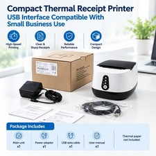 58mm Thermal Receipt Printer Fast Printing Compatible With POS Cash Register Sys