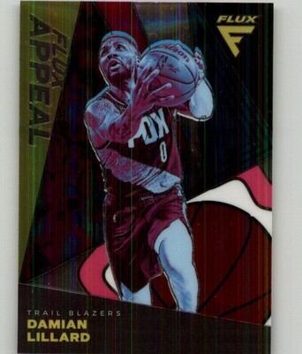 2022-23 Panini Flux Damian Lillard Flux Appeal #4 Portland Trail Blazers