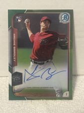2015 Bowman Chrome Archie Bradley Auto RC Green Refractor #/99 Rookie
