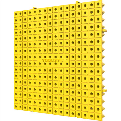 Toolgrid TGB-6X6 Modular Board 16pc Pack - Yellow