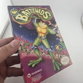 Battletoads NES Nintendo 1991 Oval SOQ REV-A Box - Box Only (No Game)