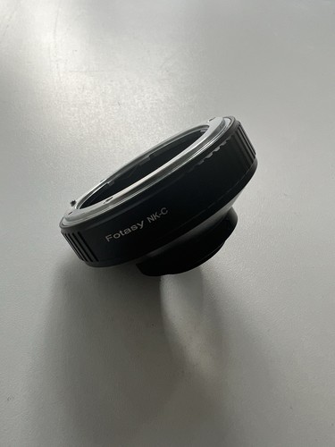 Nikon Nikkor F lens to C Mount Film Movie Bolex Video Camera CCTV Adapter Ring - Picture 1 of 2