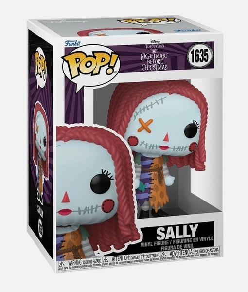"Nightmare Before Christmas Patchwork Sally 3,75\" Pop Vinyl Figur Funko 1635"-image