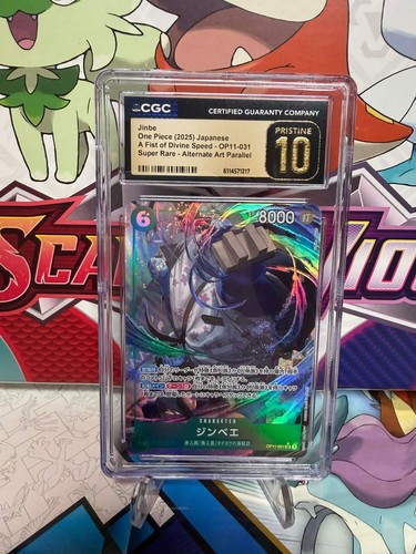 Jinbe (Alternate Art) graded CGC 10 for sale on eBay