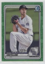 2020 Bowman Chrome Prospects Green Refractor 9/99 Ryan Castellani #BCP-182 y0i