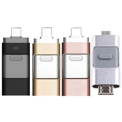 Encryption 3-in-1 USB Flash Drive for Smartphone Computer Portable