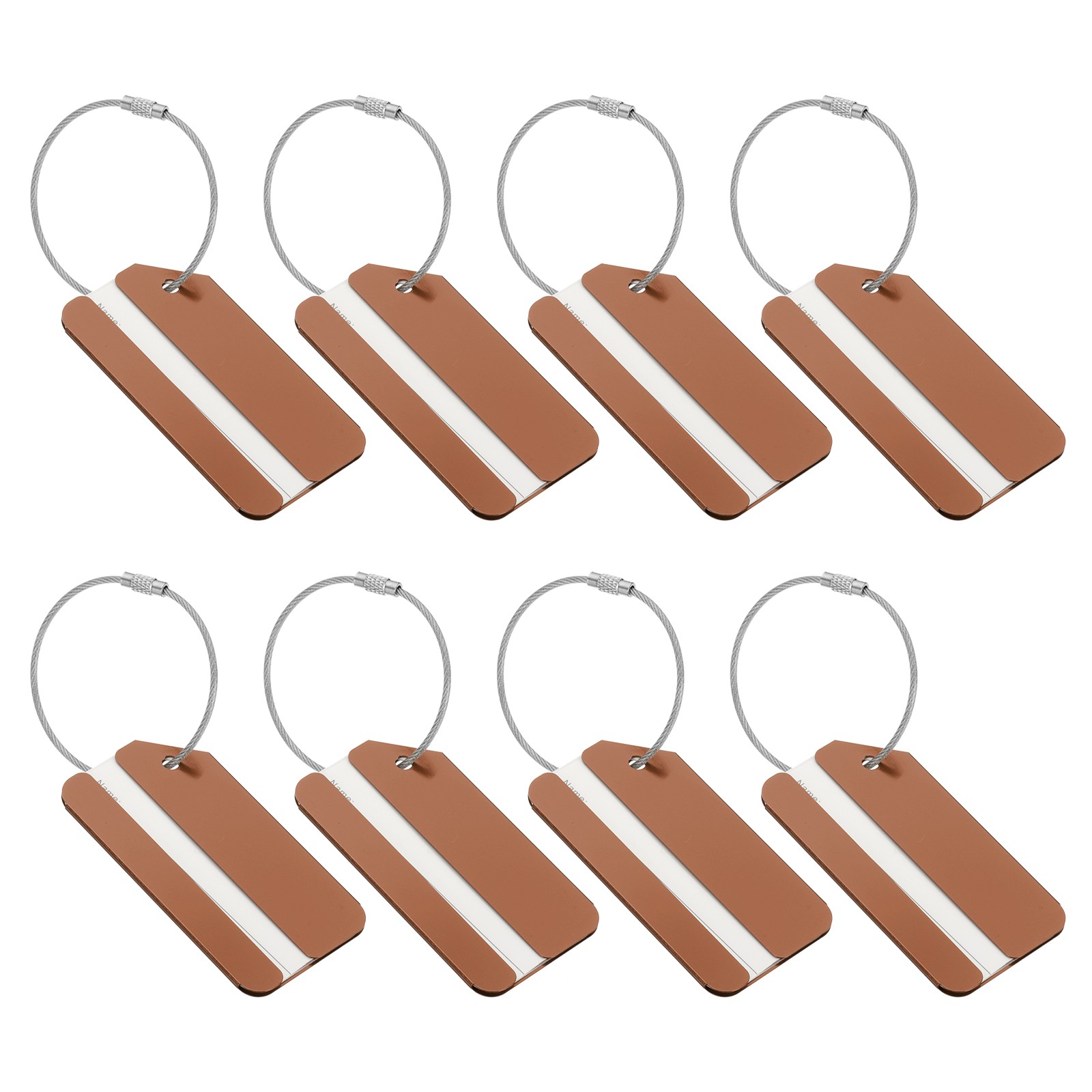 Tags, Suitcase Tags Identifiers, Brown