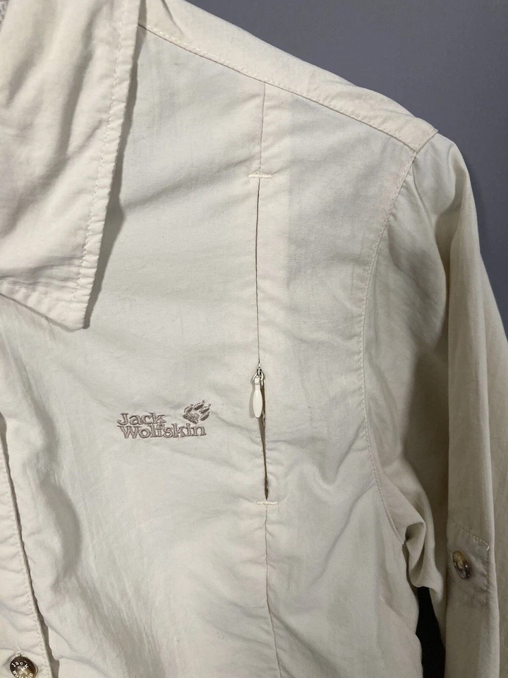 Camisa JACK WOLFSKIN - Talla UK12 - Beige - Buen Estado - Mujer’s Foto 3 de 4