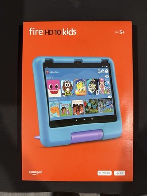 Amazon fire hd 10 13th gen 32gb With blue Case brand Bundle new Fast Shipping