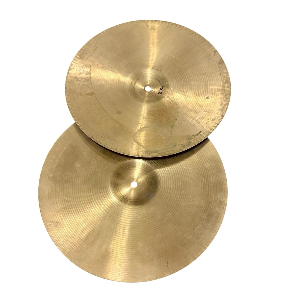 Par de platillos vintage Paiste Formula 602 14" pre serie 14" Hihat hi hat 850/878 g Foto 2 de 4