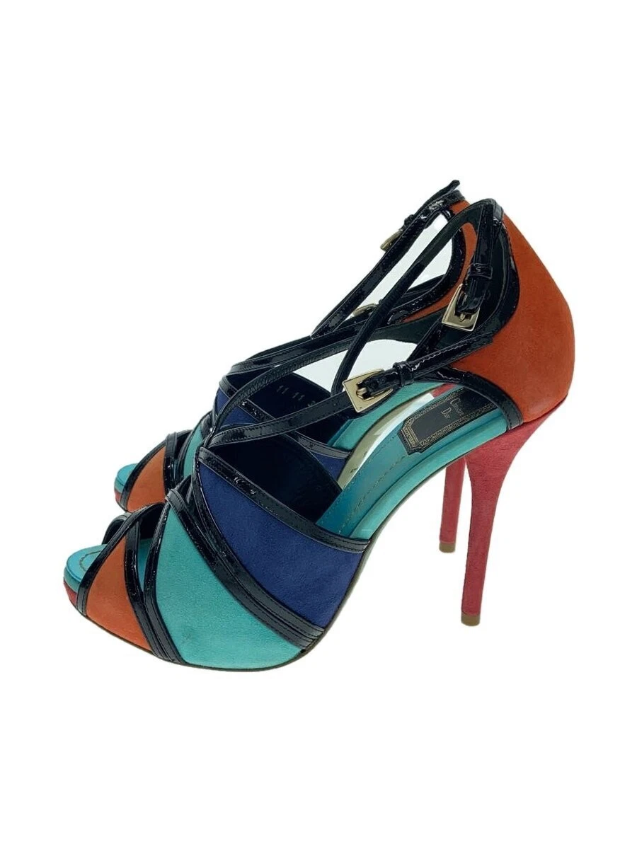 Escarpins Christian Dior 35,5 multicolore talon daim 11 cm occasion