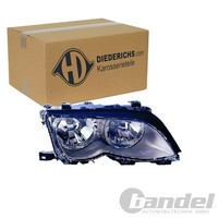 Diederichs Halogen Scheinwerfer Mit Lwr-Motor Links Passend FüR BMW 3Er 1215087