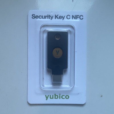 Yubico Security Key C NFC USB-C Hardware Security Key FIDO MPN 5060408465301