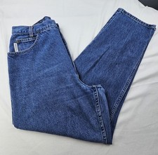 Vintage Pendleton Women's Jeans 16 Petite High Rise Blue Denim 32x28 Tapered 