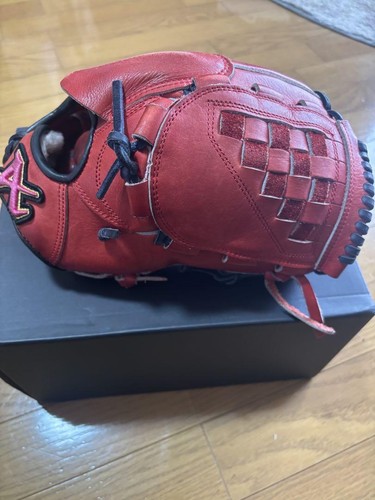 Atoms AGL-CS101 Erwachsene Hardball Pitcher Baseball Handschuh rot gebraucht
