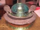 Rare / Scarce Lafayette Fruit Jar Lid Closure Aqua Marine NICE Pint ? 1880s M178 — photo 1