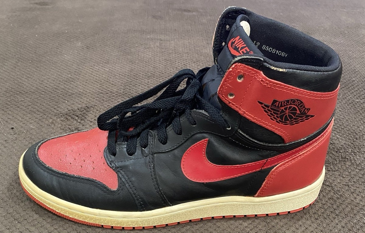 Original Pair Of 1985 Air Jordan “Banned” Size 12. | eBay