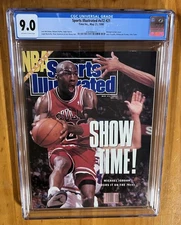 Sports Illustrated 1990 Jordan “Show Time!” Newsstand CGC 9.0 Very Early Jordan