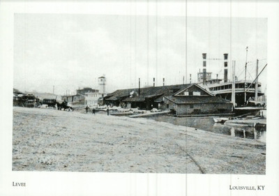 *Kentucky Postcard-''The Levee'' ...Riverfront-  {C190}~