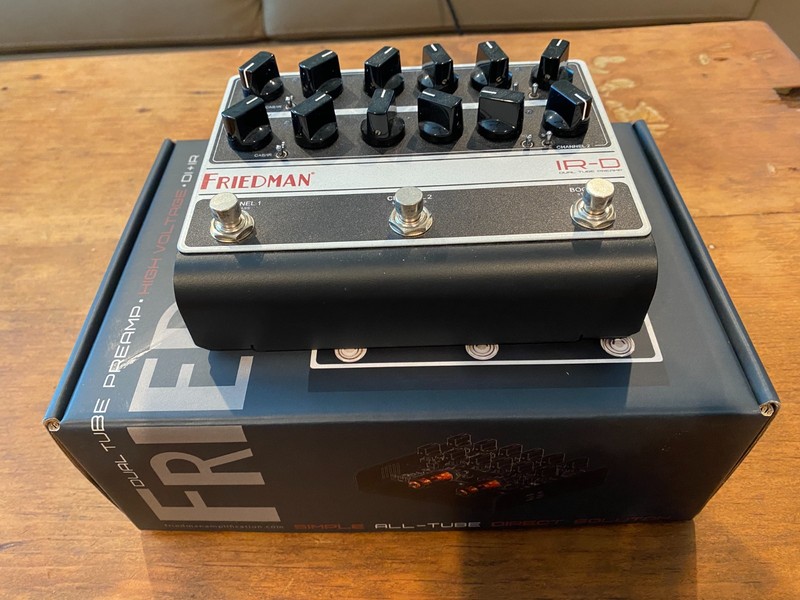 Friedman IR-D 2-Ch Tube Preamp DI/IR Pedal Based on Dirty Shirley Amp - Open Box