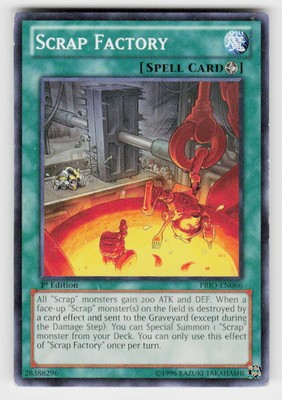 Primal Origin #PRIO-EN066 Scrap Factory 1st Edition