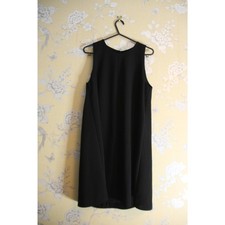 ZARA Women’s Classic Black Sleeveless A-Line Dress – Size S (UK 8)