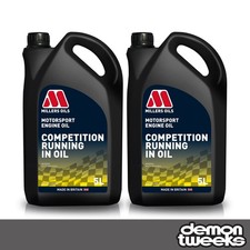 2 x Millers Oils CRO 10W40 Motorsport Running In Engine Oil - 5 Litre 6.18 per litre