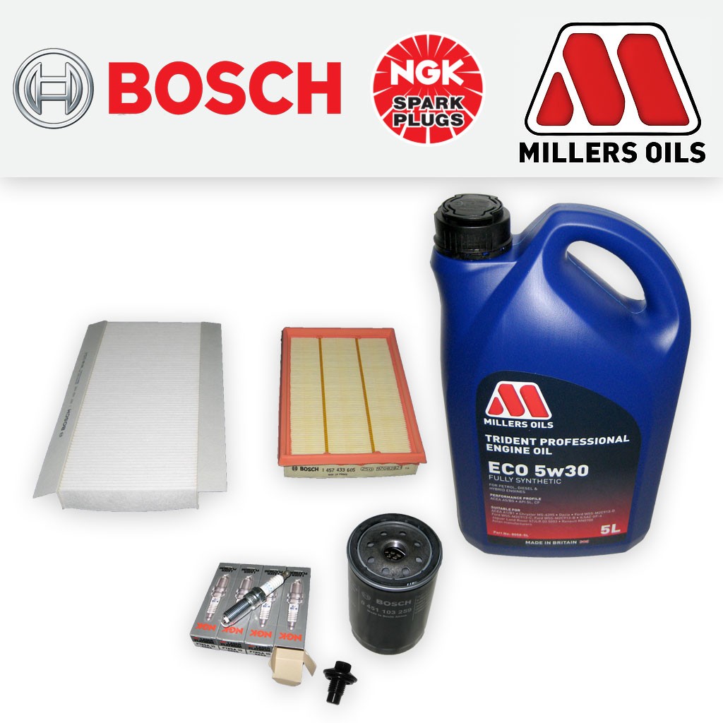 SERVICE KIT for FORD PUMA 1.6 1.7 OIL AIR CABIN FILTERS PLUGS +OIL (1997-2002)