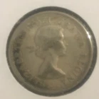 Canada Coin , 25 Cents , Queen Elizabeth II , 80% Sliver , 1957 , 42026