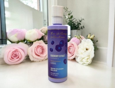 1 BATH & BODY WORKS BLUEBERRY EXTRACT GLOWING MOISTURE LOTION CREAM PUMP 7.8OZ