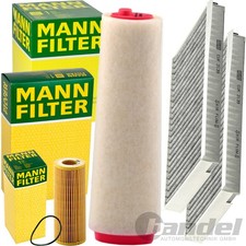 MANN FILTER INSPEKTIONSPAKET passend f�r BMW E60 61 525d 530d xd 163-231PS