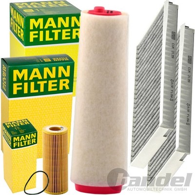 MANN FILTER INSPEKTIONSPAKET passend für BMW E60 61 525d 530d xd 163-231PS