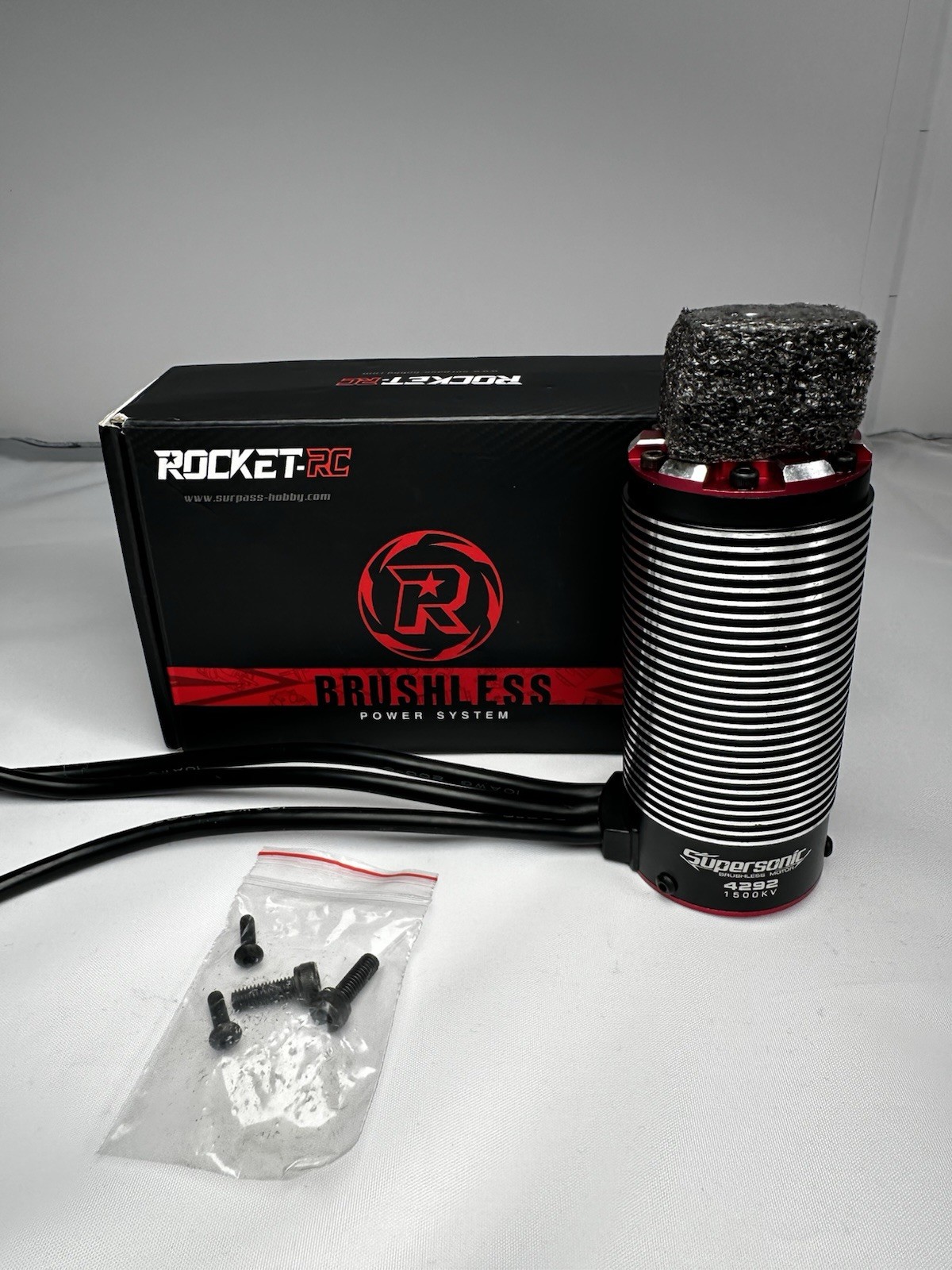 ROCKET-RC Supersonic Brushless Motor 4292-/1500KV  for 1/8 1:8 RC