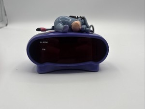 Rare | Disney - Winnie The Pooh Sleeping Eeyore Digital Alarm Clock | Works!