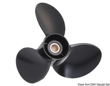 ELICA IN ALLUMINIO PER MOTORI SELVA 40/115 HP PASSO 13 5/8 X 12 - 15 DENTI