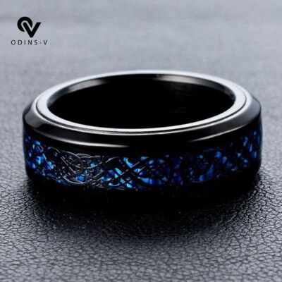 Anello Da Barba Con Nodo Celtico A Spirale Color Argento | Disponibile - Foto 4