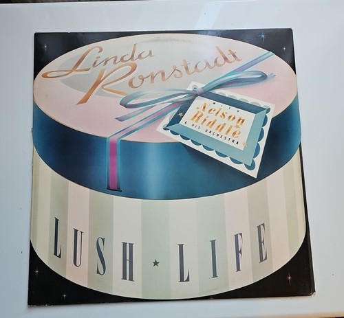 Vinyl LP: Linda Ronstadt, “LUSH LIFE” Nelson Riddler’s Orchestra, 1984 Asylum - Foto 2 di 4