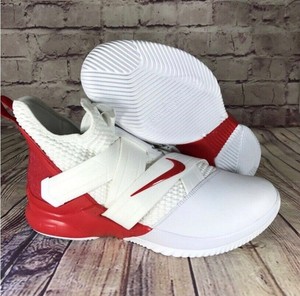 lebron soldier 12 red and white