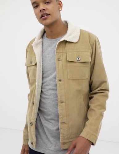 Mens New Ex D-Struct TALL Sherpa Lined 